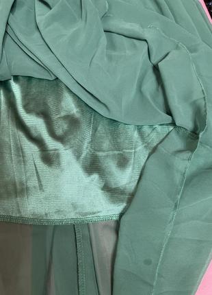 Зелене ізумрудне плаття довге нарядне можна на корпоратив випускний бал9 фото