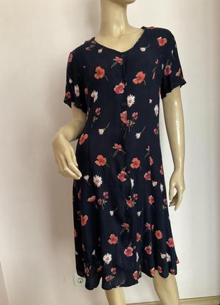 Віскозне плаття на ґудзиках / l/ brend cristian marcus