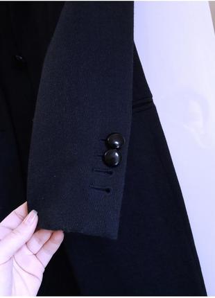 Базовое премиум пальто прямое шерстяное структурированное4 фото