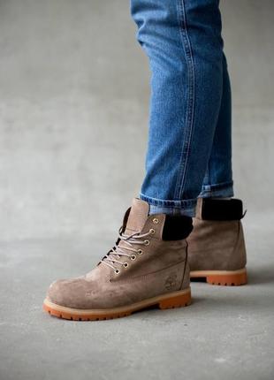 Мужские ботинки timeberland winter brown 2 зима / smb