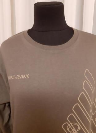 Лонгслив реглан футболка с длин.рукавом armani jeans -xl 50-522 фото