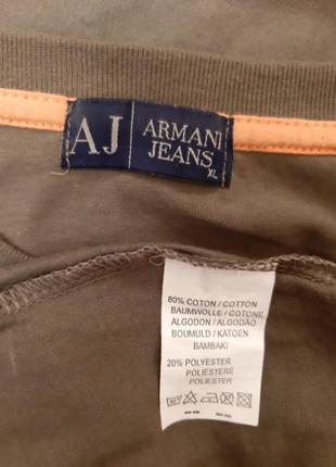 Лонгслив реглан футболка с длин.рукавом armani jeans -xl 50-525 фото