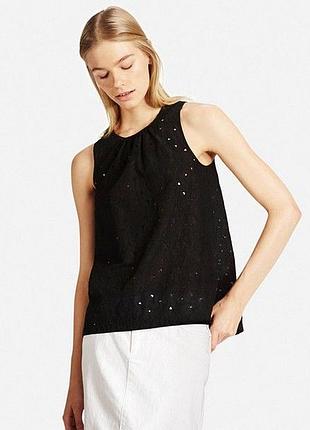 Блуза uniqlo прошва хлопок