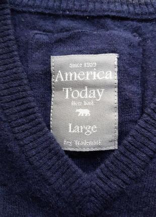 Свитер,полувер(americs today)размер m-l, шерсть 2