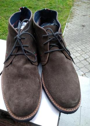 Замшевые осенние ботинки, ботинки германия4 фото