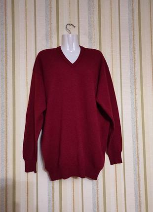 Шерстяной свитер джемпер полувер