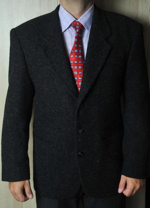 Мужской шерстяной классический пиджак