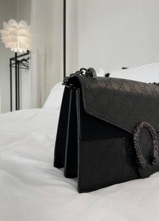Женская стильная черная сумка на цепочке через плечо 🆕 сумка кросс боди10 фото