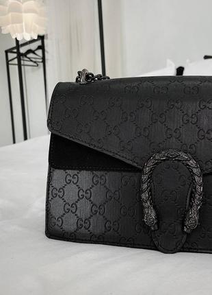 Женская стильная черная сумка на цепочке через плечо 🆕 сумка кросс боди4 фото