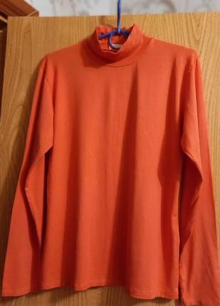 Женский гольф коралловый из вискозы