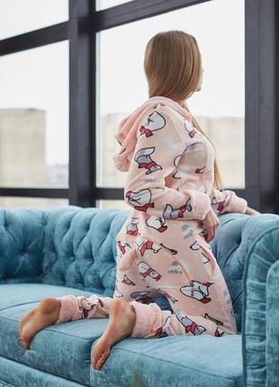 Пижама комбинезон с карманом на попе 🤗2 фото