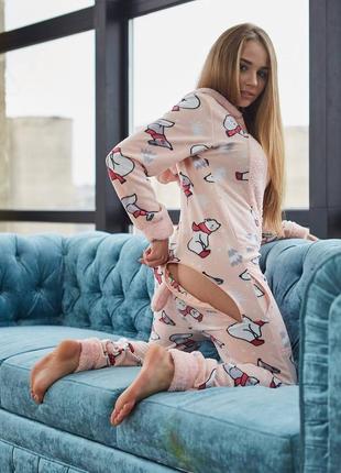 Пижама комбинезон с карманом на попе 🤗3 фото