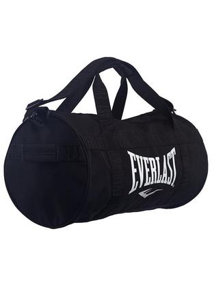 Спортивна сумка в зал everlast на плечі оригінал унісекс mma ufc lonsdale чорна