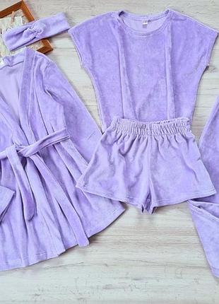 Велюрова піжама для дівчаток