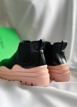 Женские ботинки bottega veteta mini pink9 фото