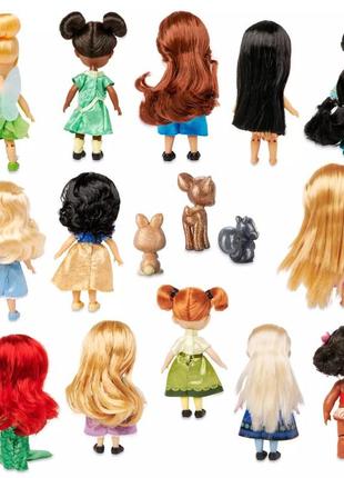 Disney annamators collection mini doll gift set/подарунковий набір мінііральки 13 шт.4 фото
