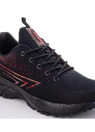 Кросівки чоловічі чорні р. 44 bonote текстиль сітка