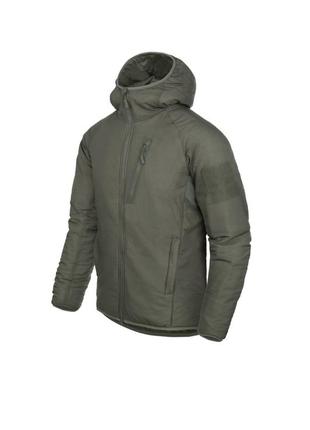 Куртка helikon-tex® wolfhound hoodie® - climashield® apex 67g - alpha green