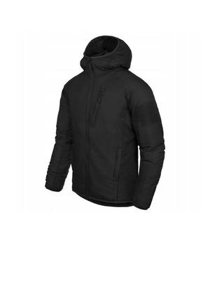 Куртка helikon wolfhound hoodie alpha black з капюшоном