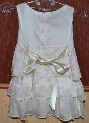 Новое! невероятное, натуральное шелковое платье-туника alise pi! 6-18мес.5 фото