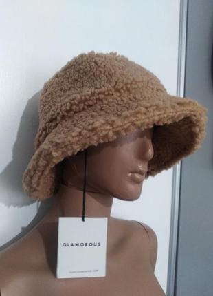 Меховая панама шляпа glamoruos2 фото