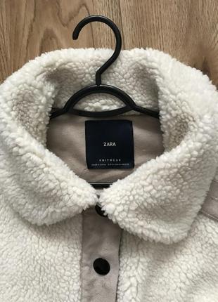 Пальто zara в стиле teddy-coat3 фото