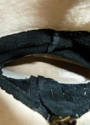 Kickers кожаные сапоги полусапоги кикерс, р 39, стелька 25 см, кожа4 фото