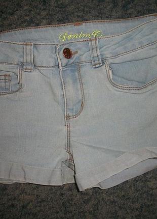 Шорты джинс 8-9 лет denim co деним ко