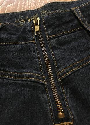 Синие джинсовые шорты4 фото