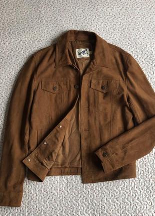 Замшевая куртка topman