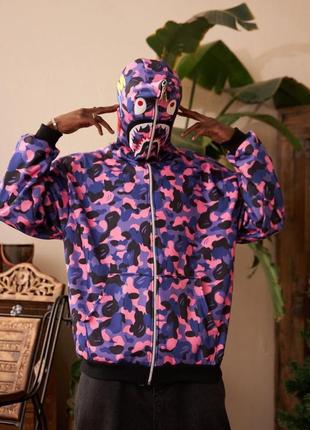 Теплий худі bape