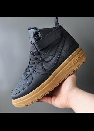 Кроссовки зимние утепленные nike lunar winter black