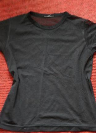 Черная кофточка-сетка