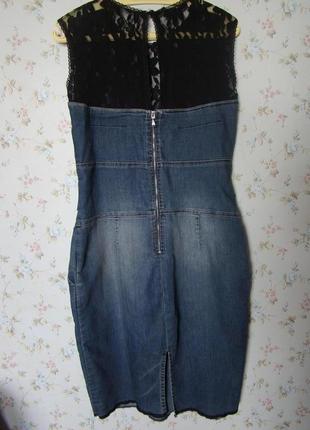 Джинсовое платье джинсовый сарафан2 фото