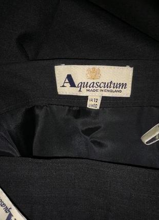 Aquascutum, шерстяная юбка от английского luxury бренда! р.-384 фото