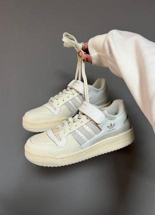 Кроссовки adidas forum beige/grey