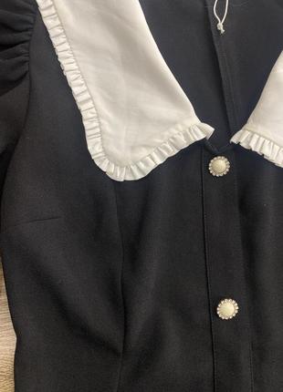 Сукня у стилі венсдей (уэнсдей)