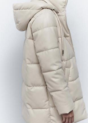 Zara экокожа куртка зима-осень размер л5 фото