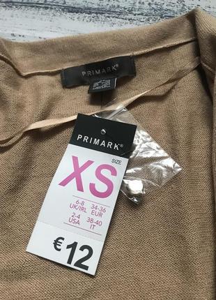 Кардиган xs primark camel 🐪2 фото