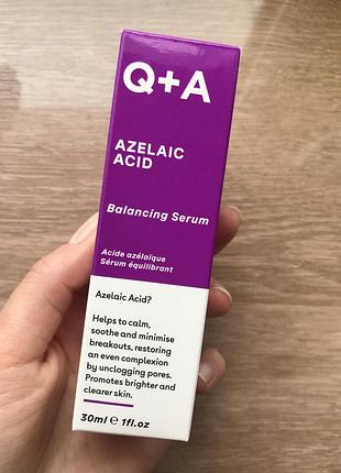 Сироватка для обличчя з азелаїновою кислотою q+a azelaic acid balancing serum