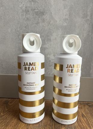 Спрей-автозагар для лица и тела james read instant bronzing mist face and body