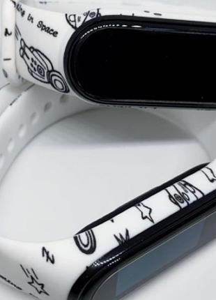 Ремешок mi band 5 mi band 6 космос