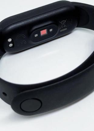 Ремешок mi band 5 mi smart band 6 black3 фото