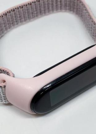 Тканинний ремінець mi band 5 mi band 6 на липучці