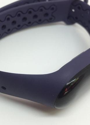 Ремешок ми бенд 3 Xiaomi mi band 2 mi smart band 4 mijobs с металлической застёжкой тёмно синий