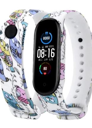 Ремешок mi band 5 ми бенд 5 mi smart band 5 силиконовый