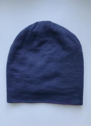 Двусторонняя шапка timberland серо-синий фиолетовый сиреневый унисекс2 фото