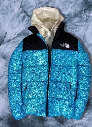 Пуховик the north face 1996 nuptse jacket blue // куртка tnf8 фото