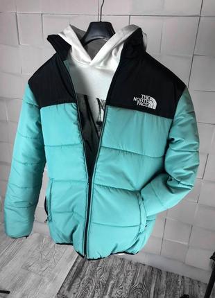Пуховик the north face 1996 nuptse jacket blue // куртка tnf7 фото