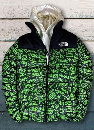 Пуховик the north face 1996 nuptse jacket blue // куртка tnf2 фото